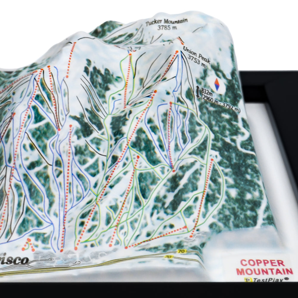 Copper Mountain 3D Ski Resort map