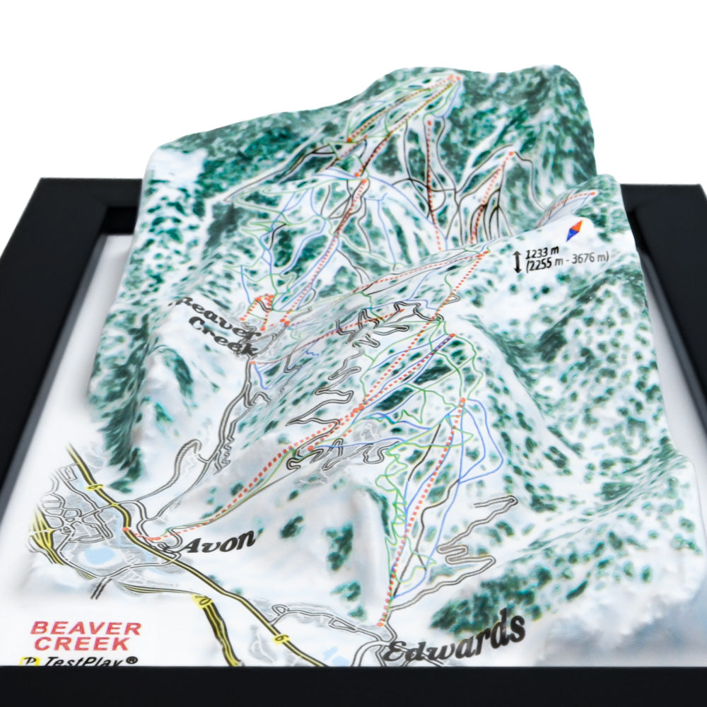 Beaver Creek 3D Ski Resort map