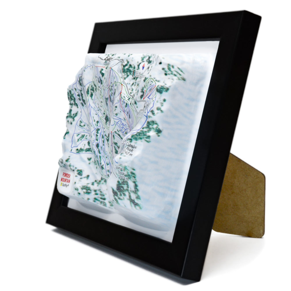 Powder Mountain 3D Ski Resort map
