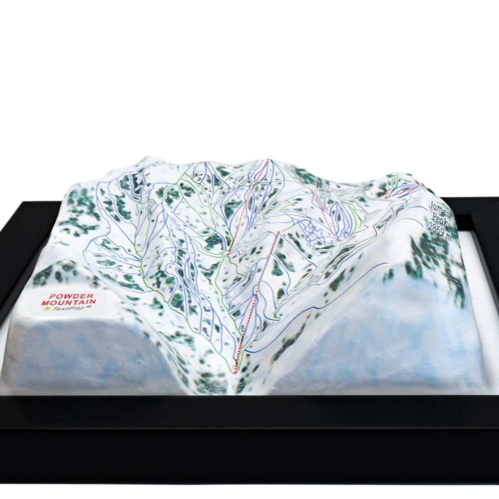 Powder Mountain 3D Ski Resort map