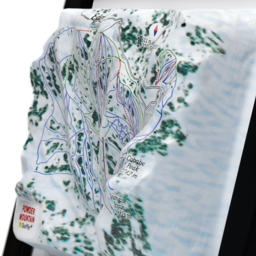Powder Mountain 3D Ski Resort map