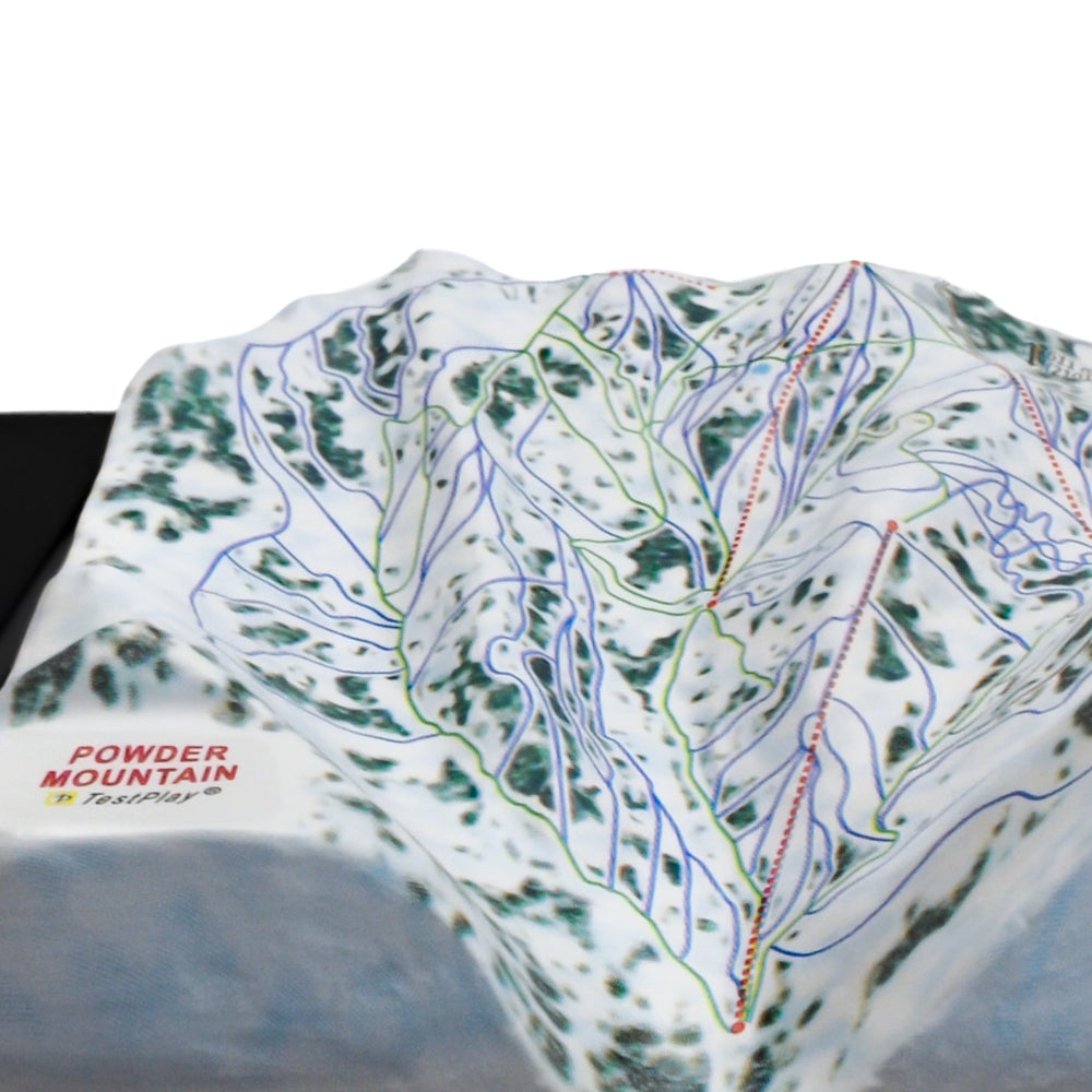 Powder Mountain 3D Ski Resort map