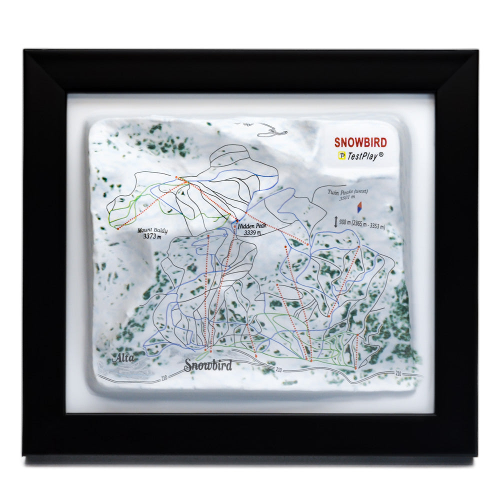Snowbird 3D Ski Resort map