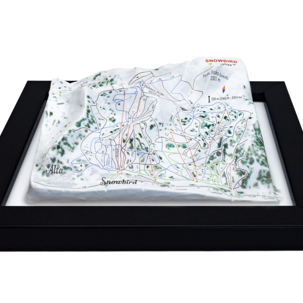 Snowbird 3D Ski Resort map