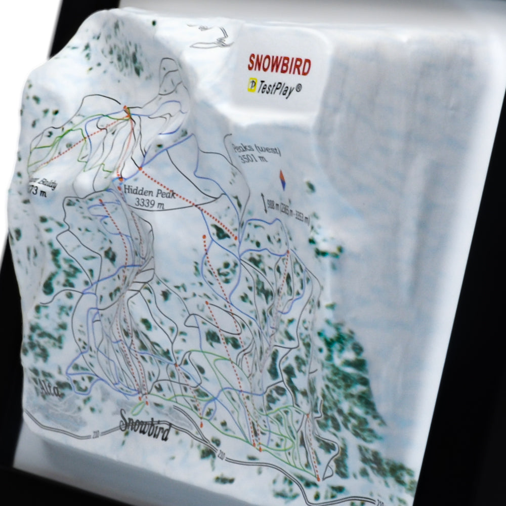 Snowbird 3D Ski Resort map