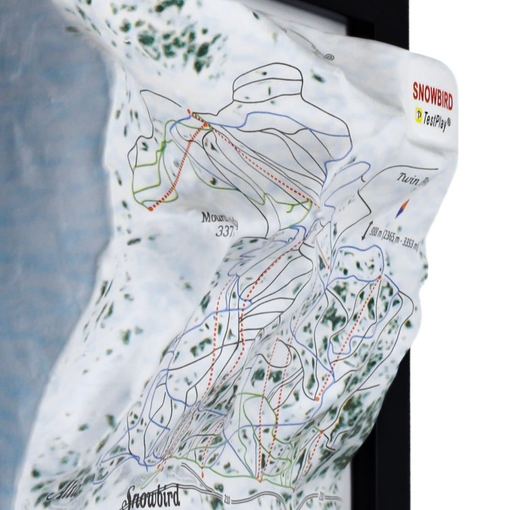 Snowbird 3D Ski Resort map