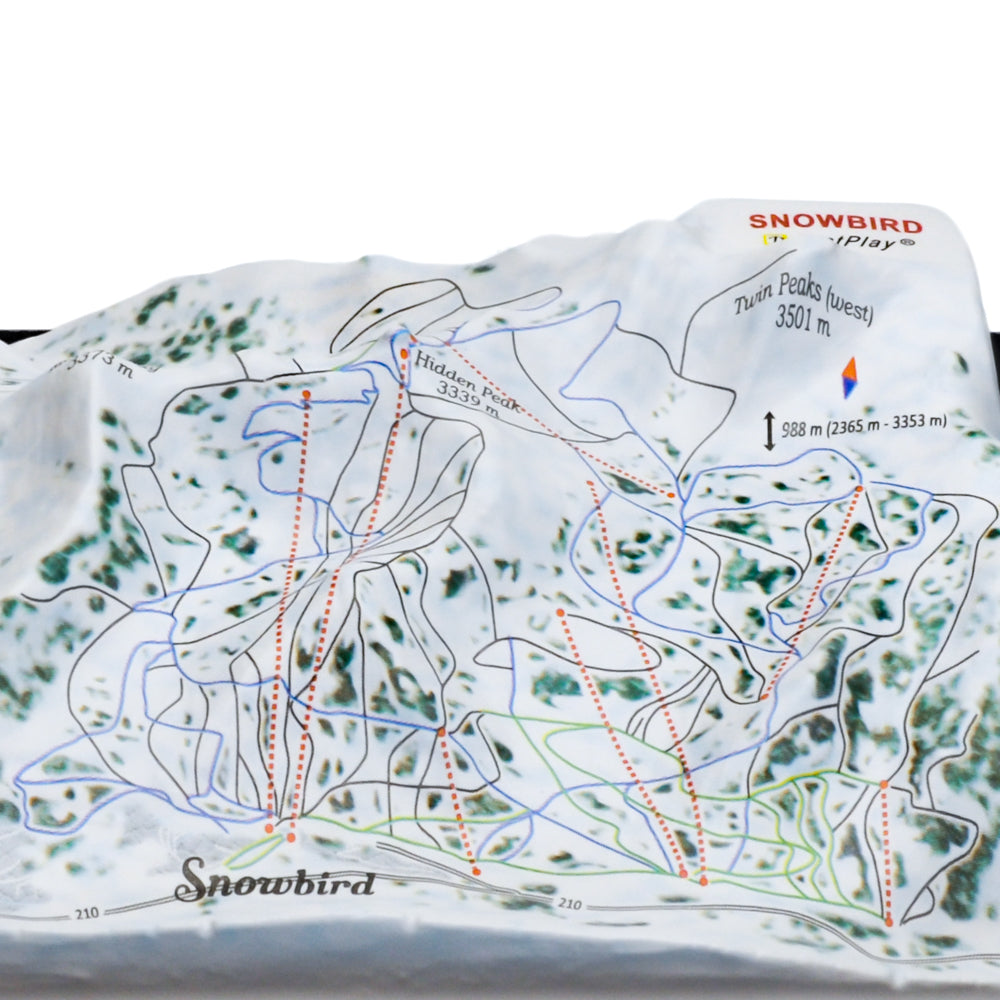 Snowbird 3D Ski Resort map