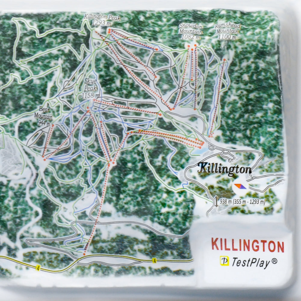 Killington 3D Ski Resort map