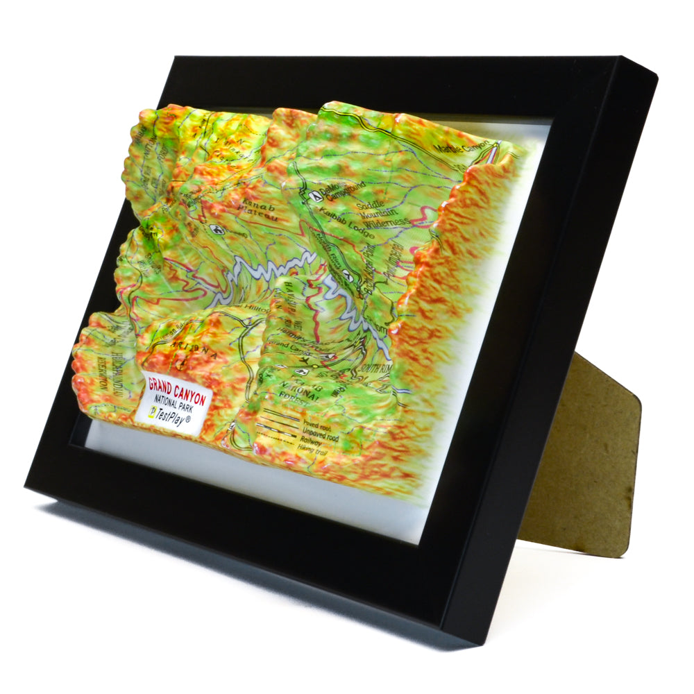 Grand Canyon 3D National Park map