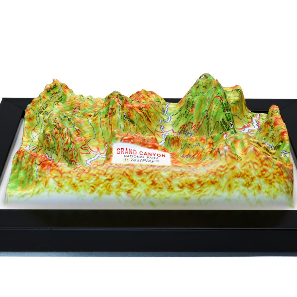 Grand Canyon 3D National Park map