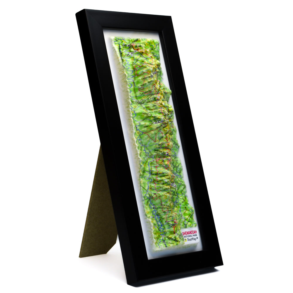 Shenandoah 3D National Park map
