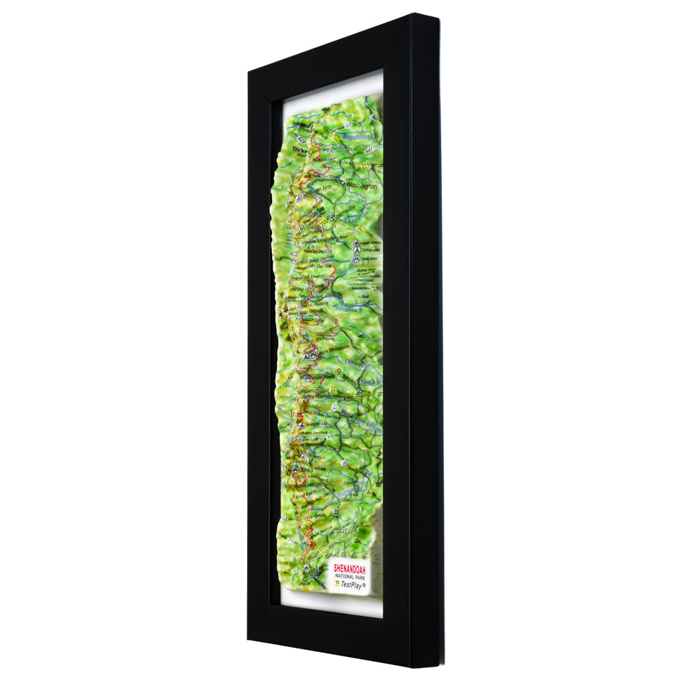 Shenandoah 3D National Park map