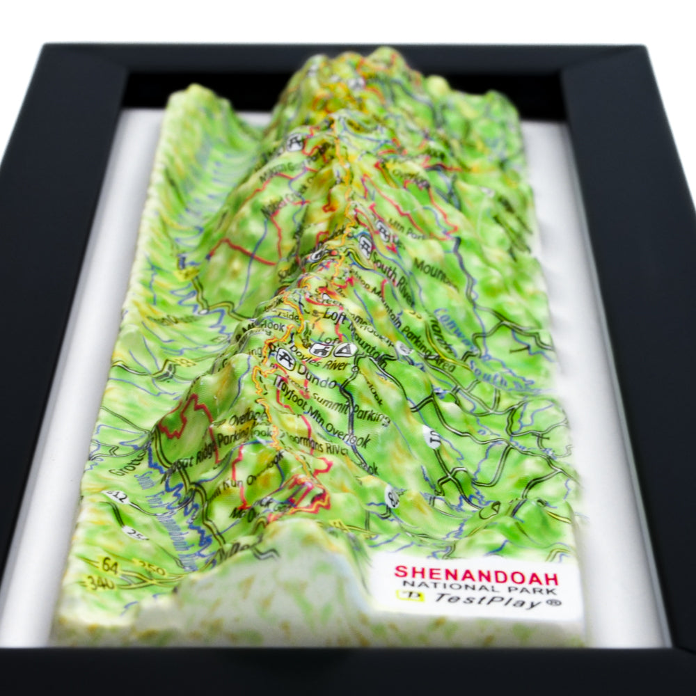 Shenandoah 3D National Park map