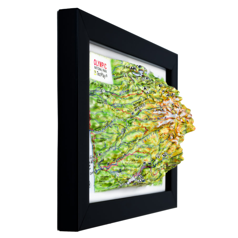 Olympic 3D National Park map