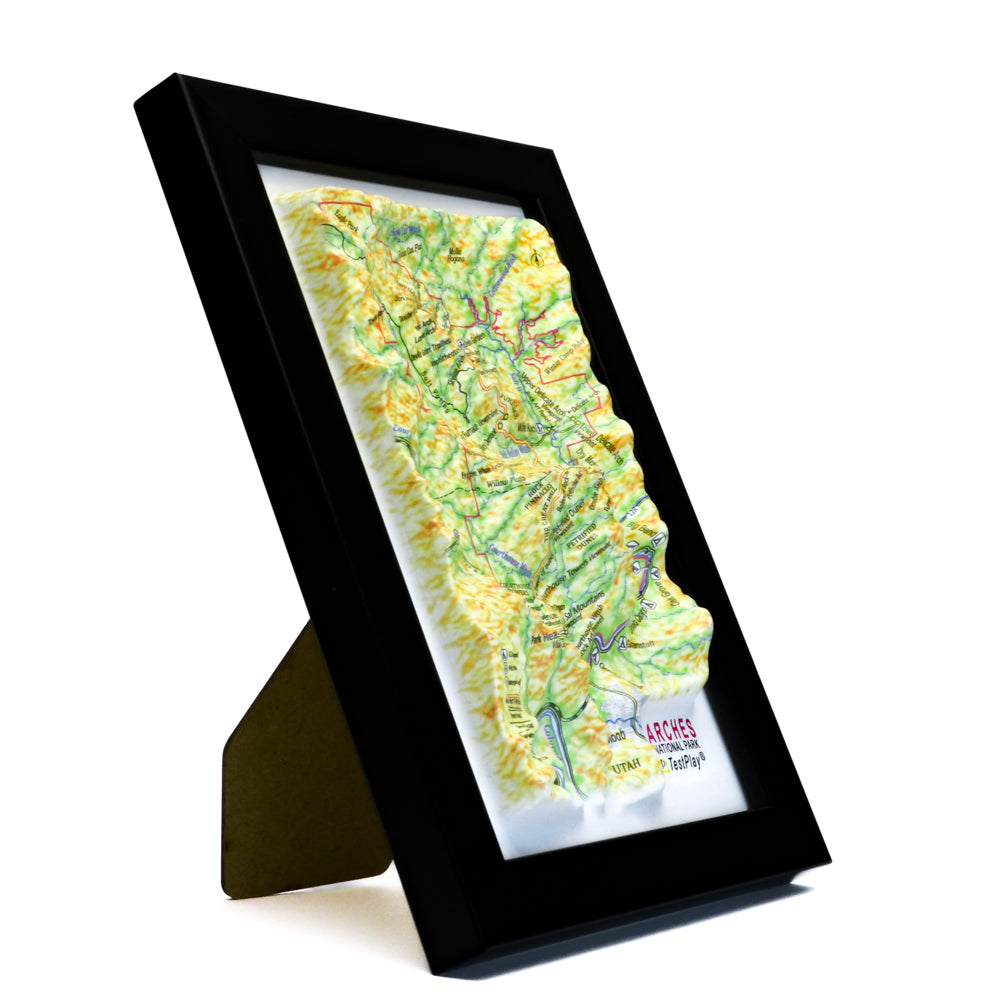 Arches 3D National Park map