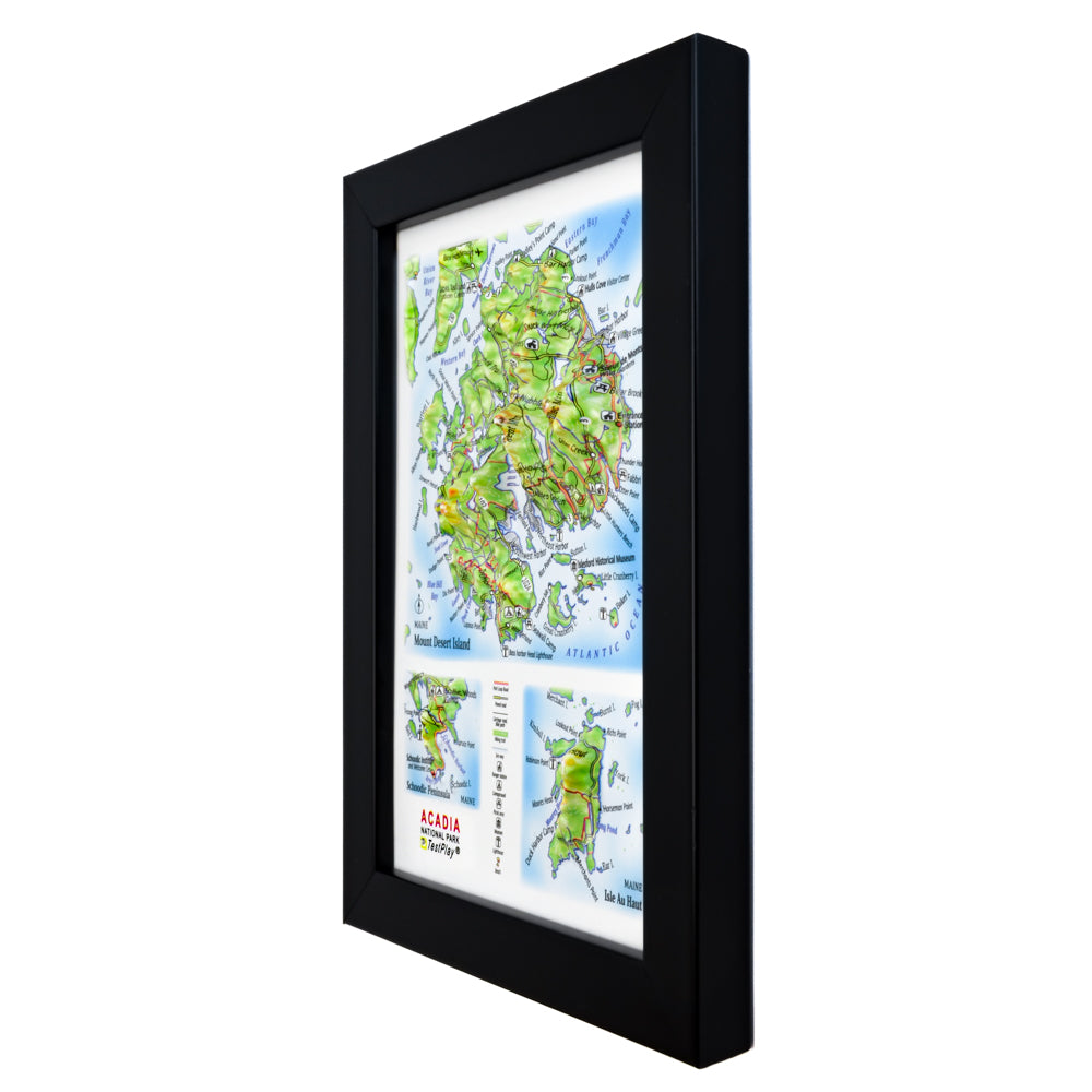Acadia 3D National Park map
