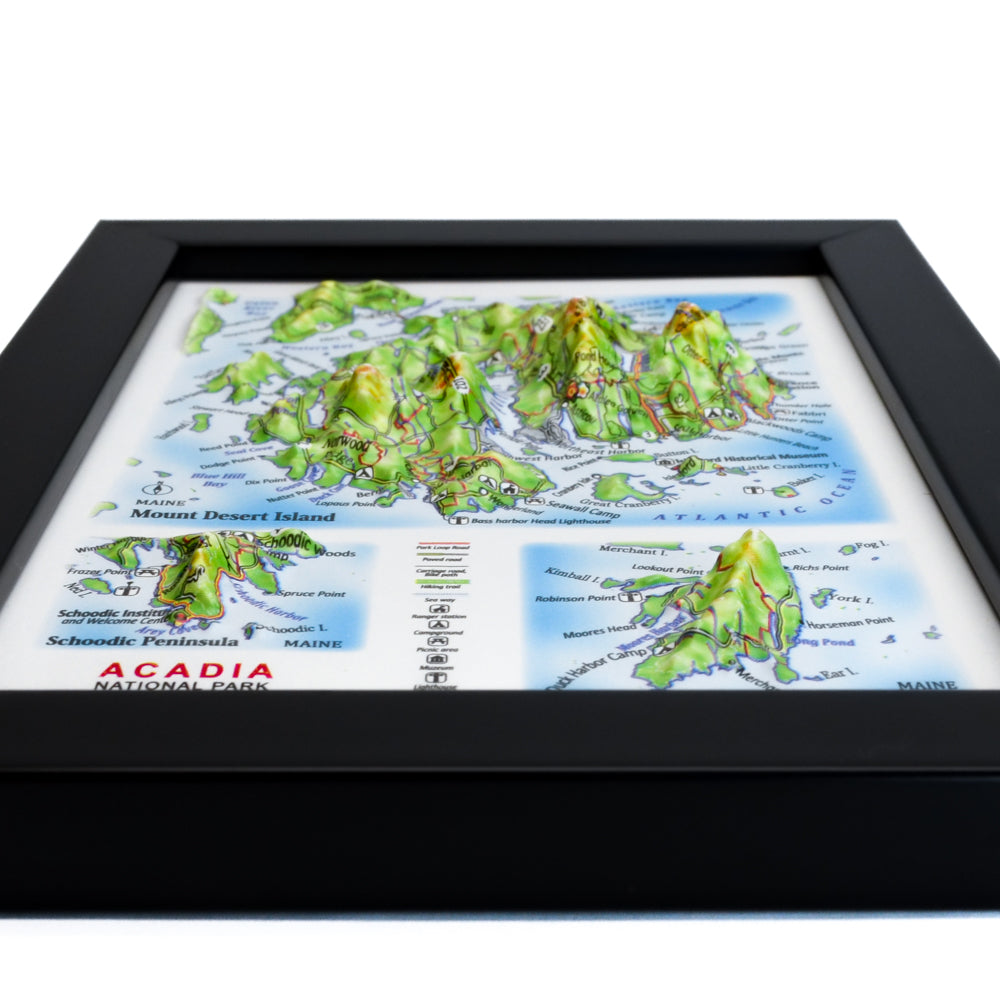 Acadia 3D National Park map