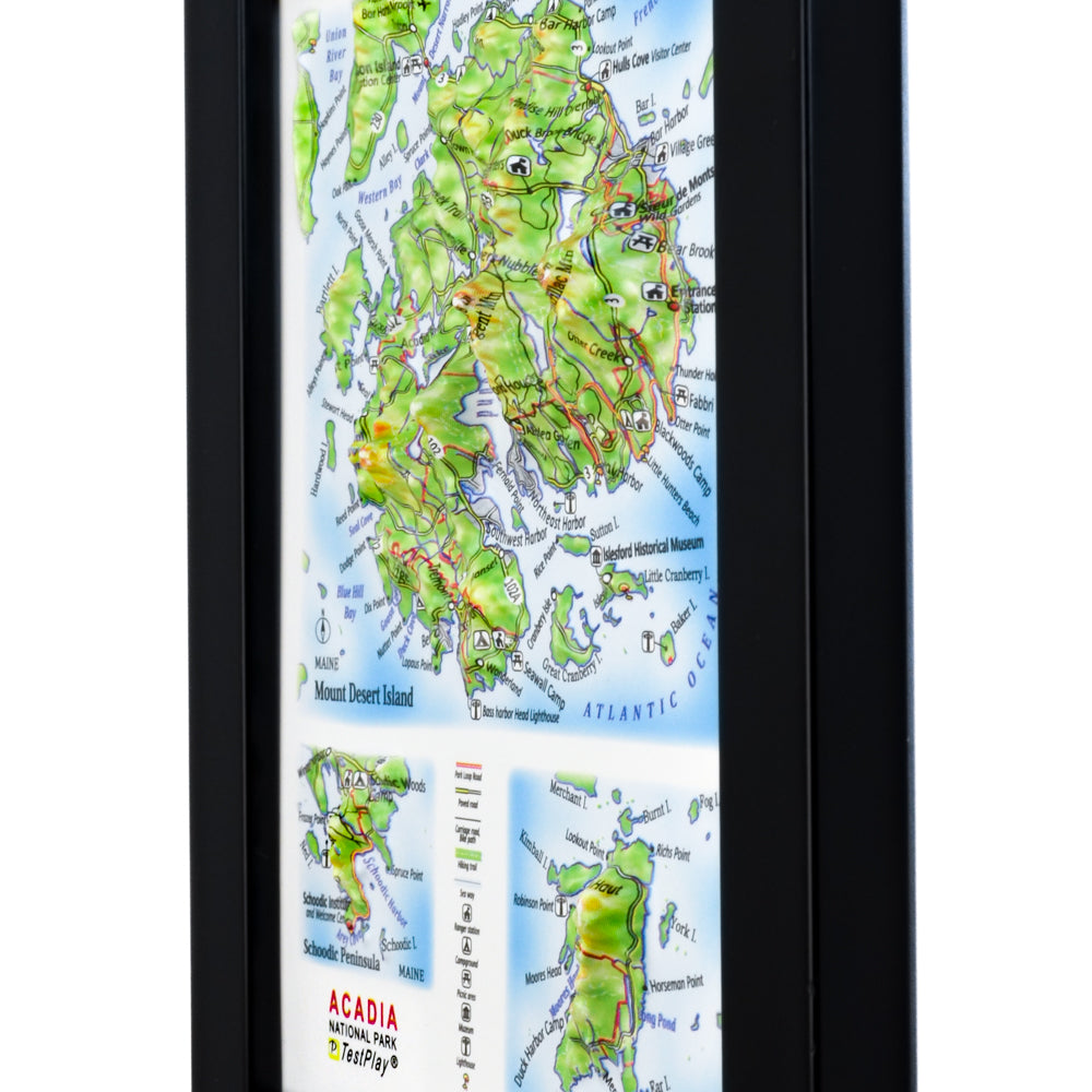 Acadia 3D National Park map
