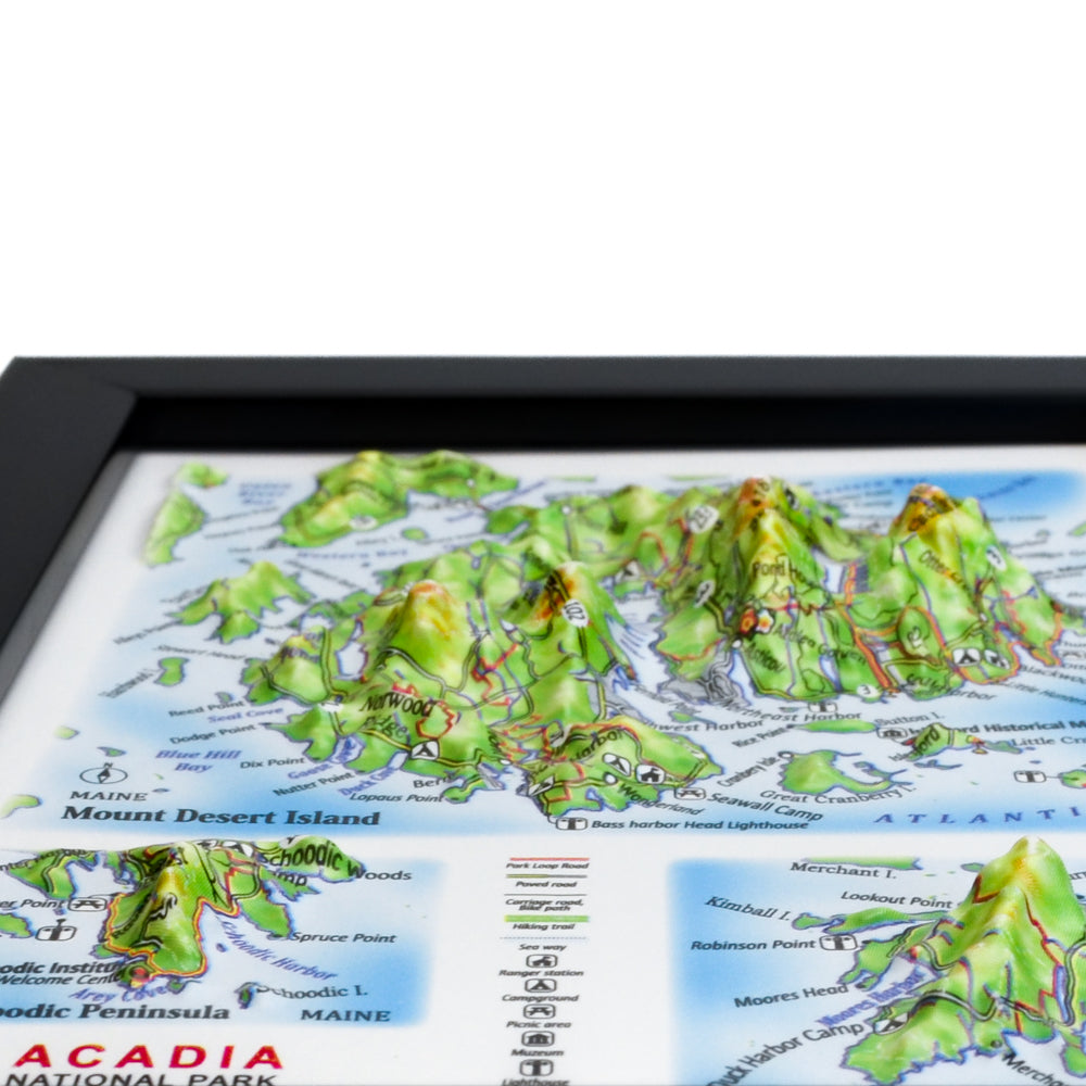 Acadia 3D National Park map