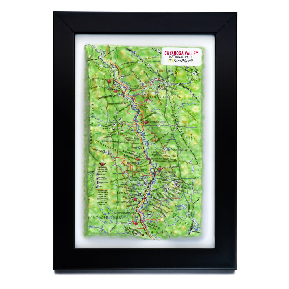 Cuyahoga Valley 3D National Park map