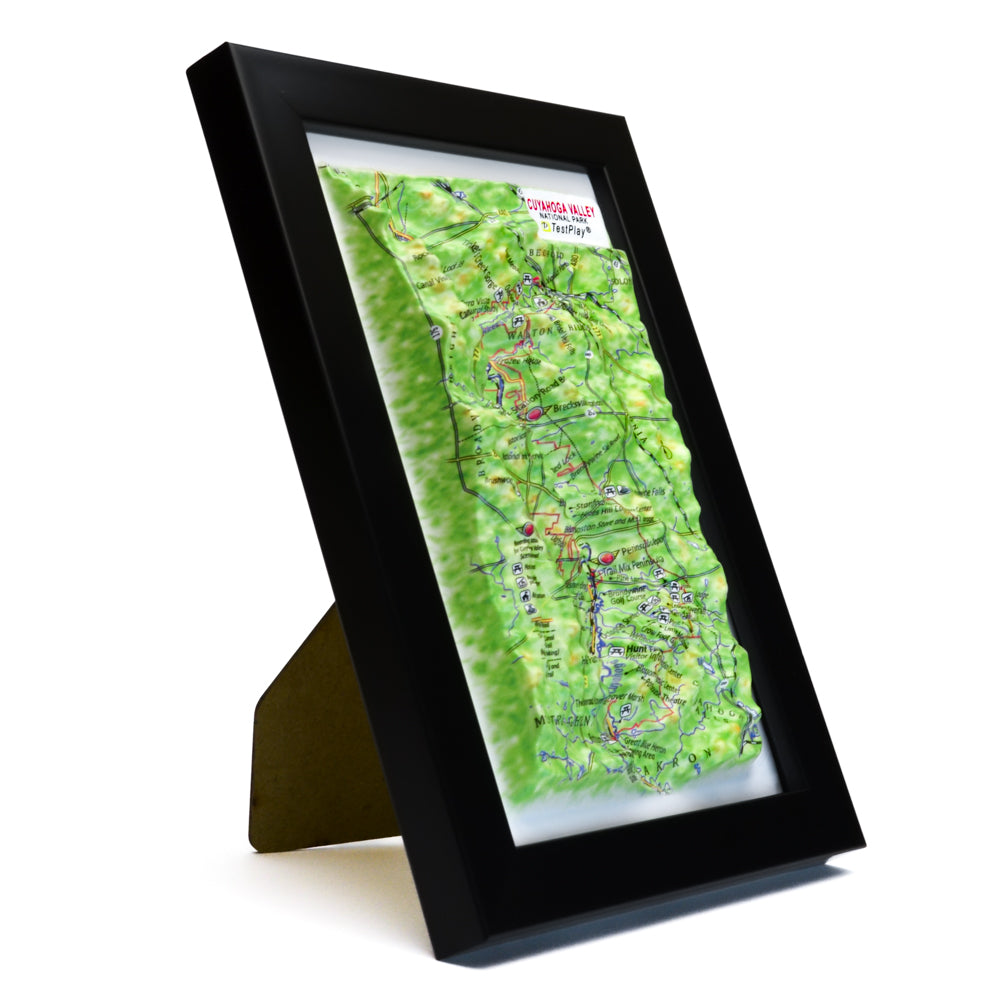 Cuyahoga Valley 3D National Park map