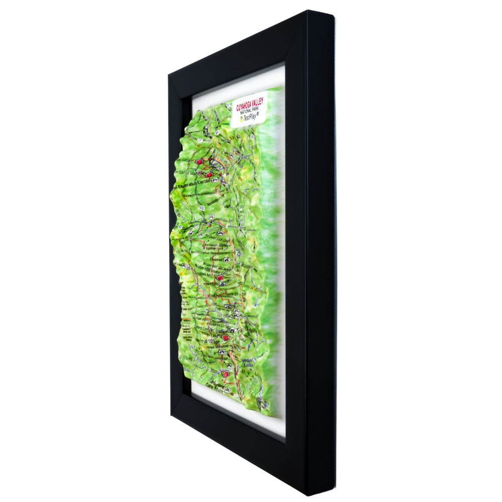 Cuyahoga Valley 3D National Park map