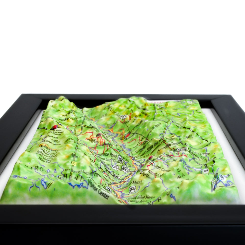 Cuyahoga Valley 3D National Park map