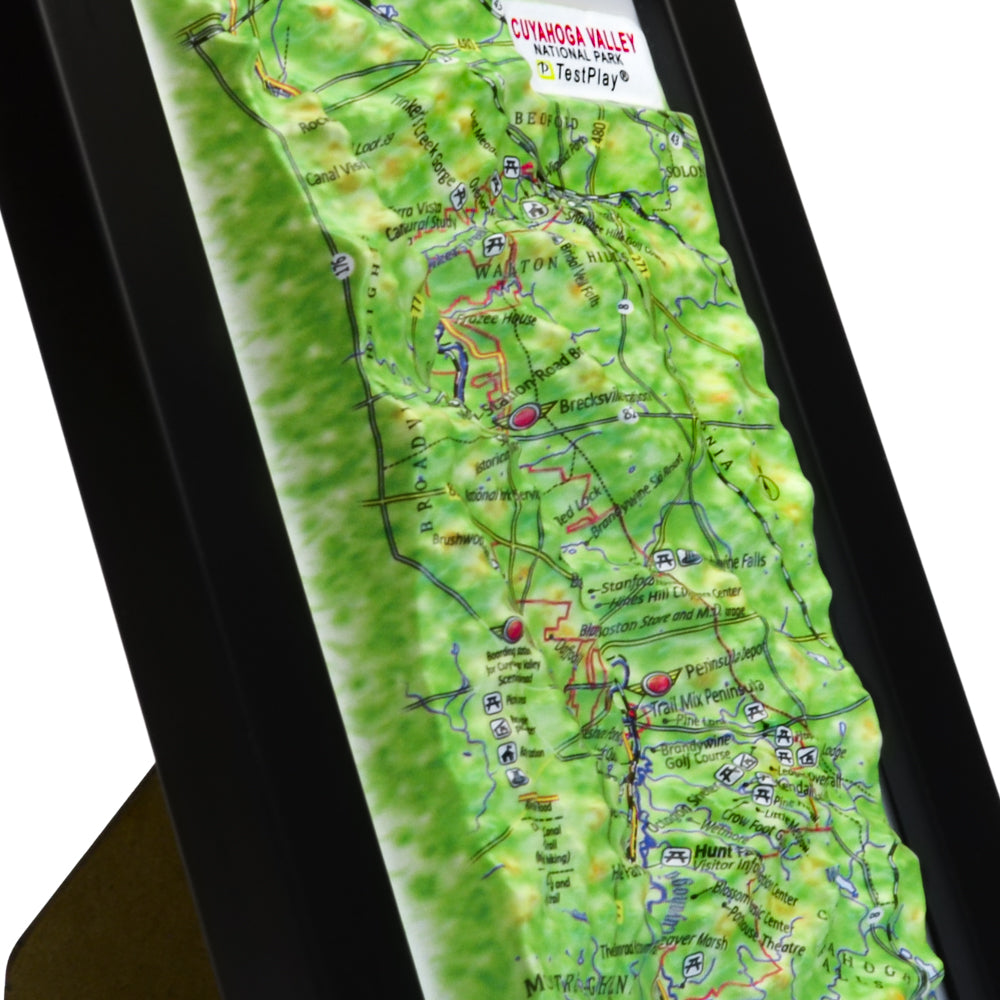 Cuyahoga Valley 3D National Park map