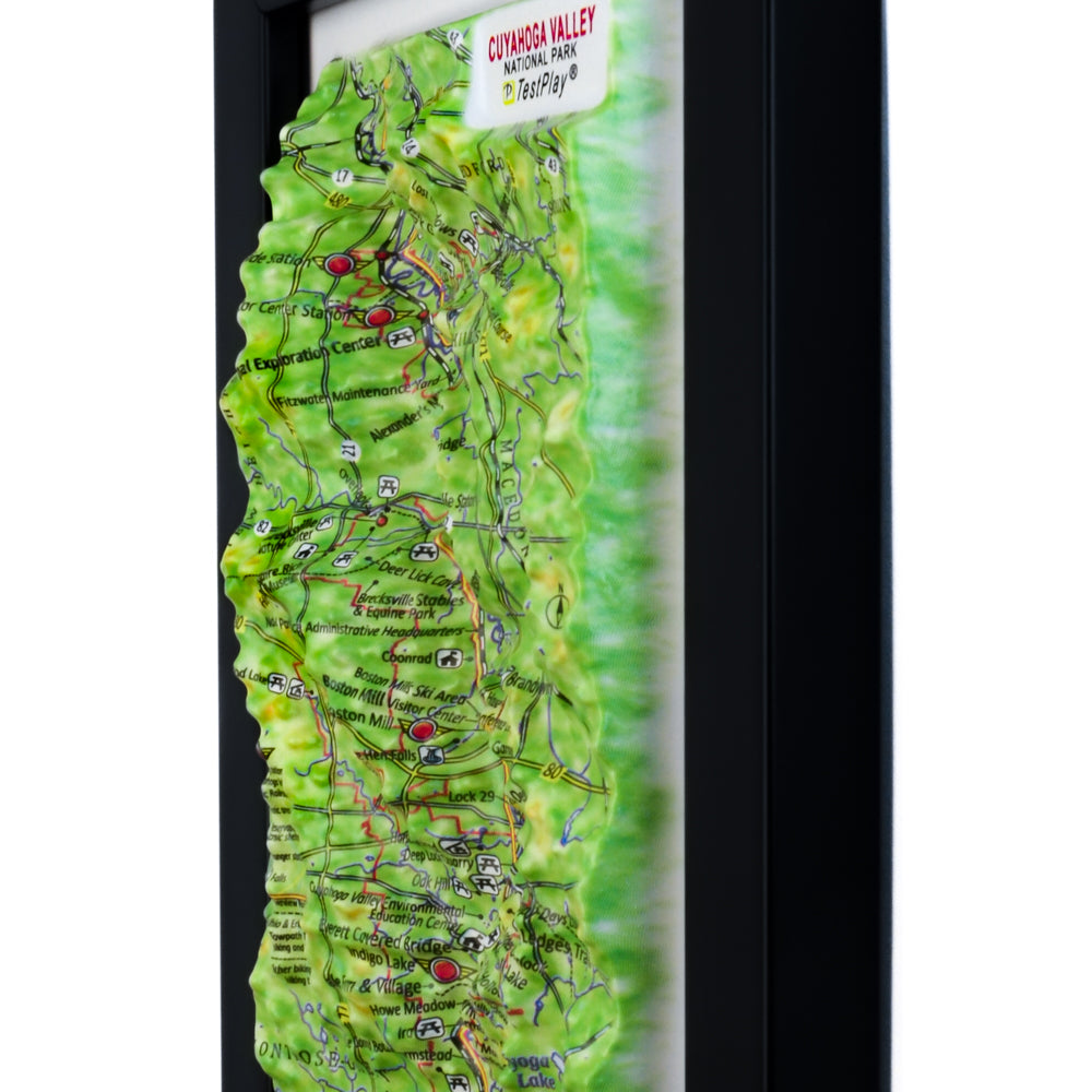 Cuyahoga Valley 3D National Park map