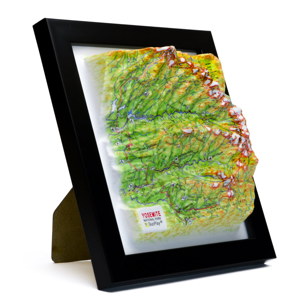 Yosemite 3D National Park map
