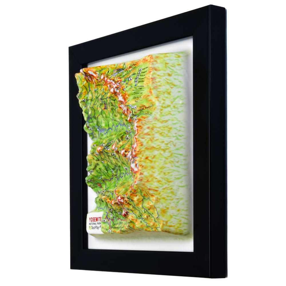 Yosemite 3D National Park map
