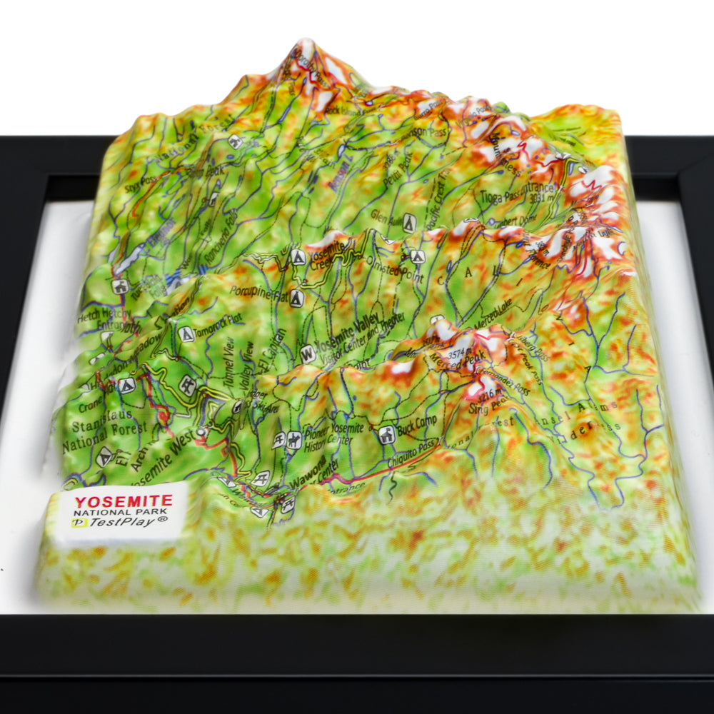 Yosemite 3D National Park map
