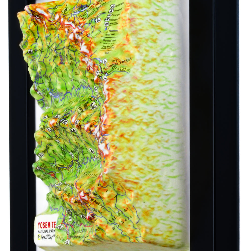 Yosemite 3D National Park map