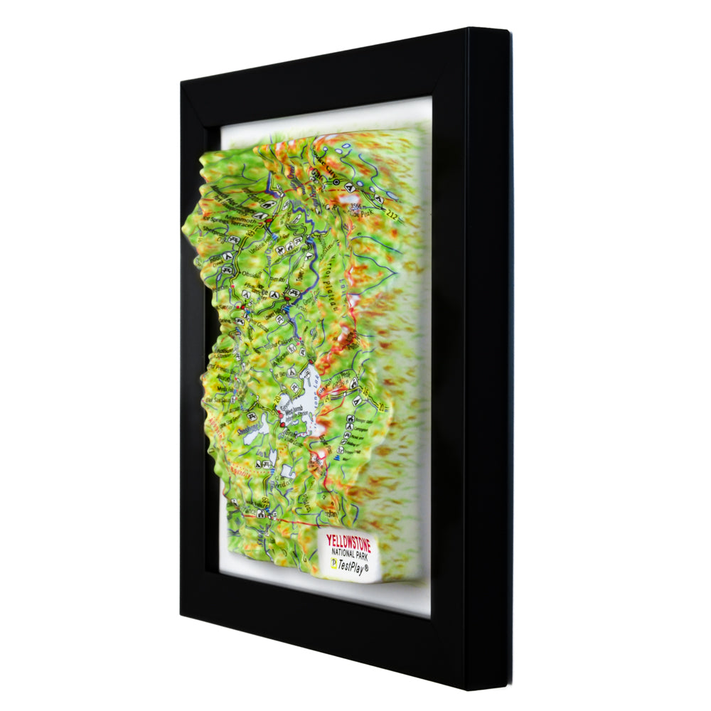 Yellowstone 3D National Park map