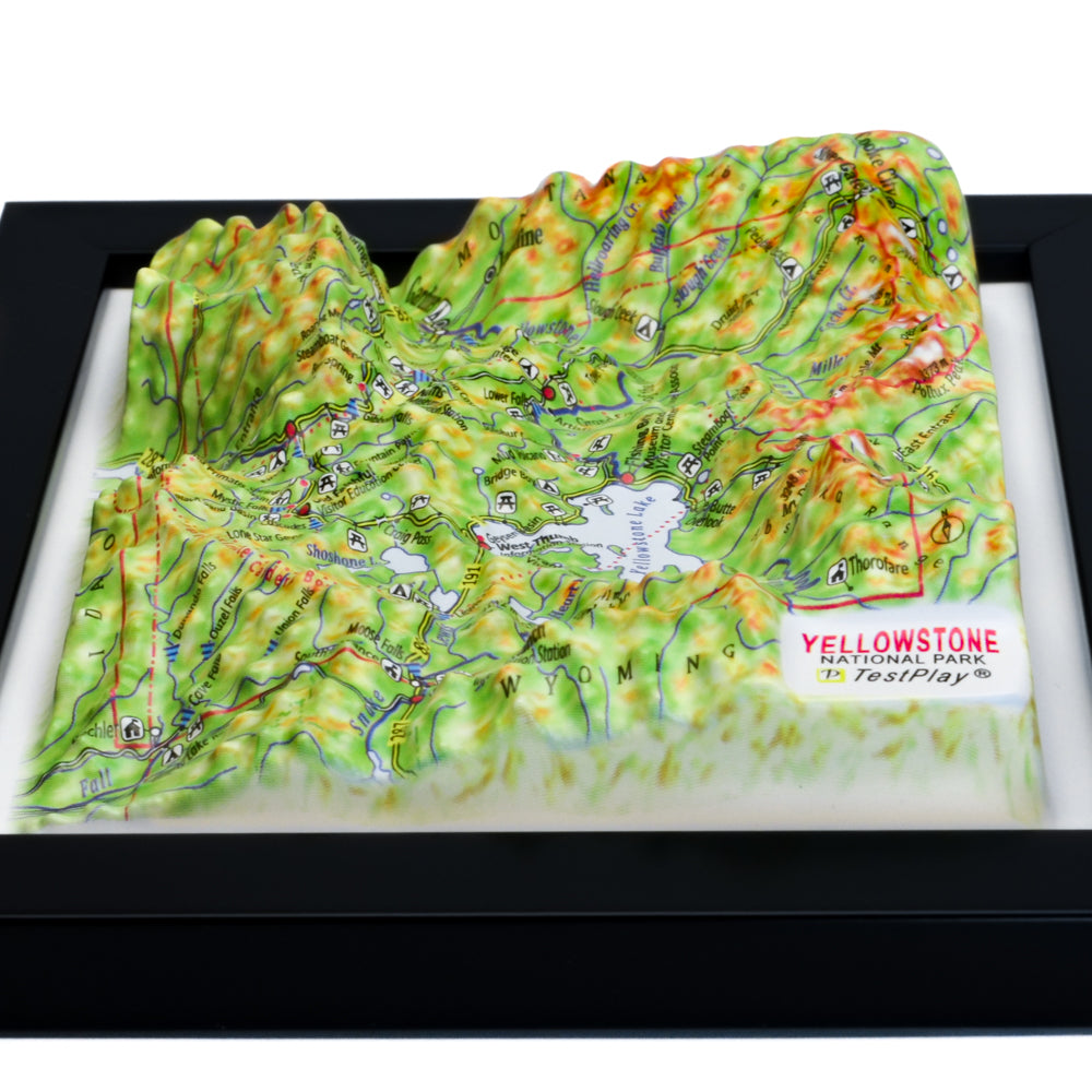 Yellowstone 3D National Park map