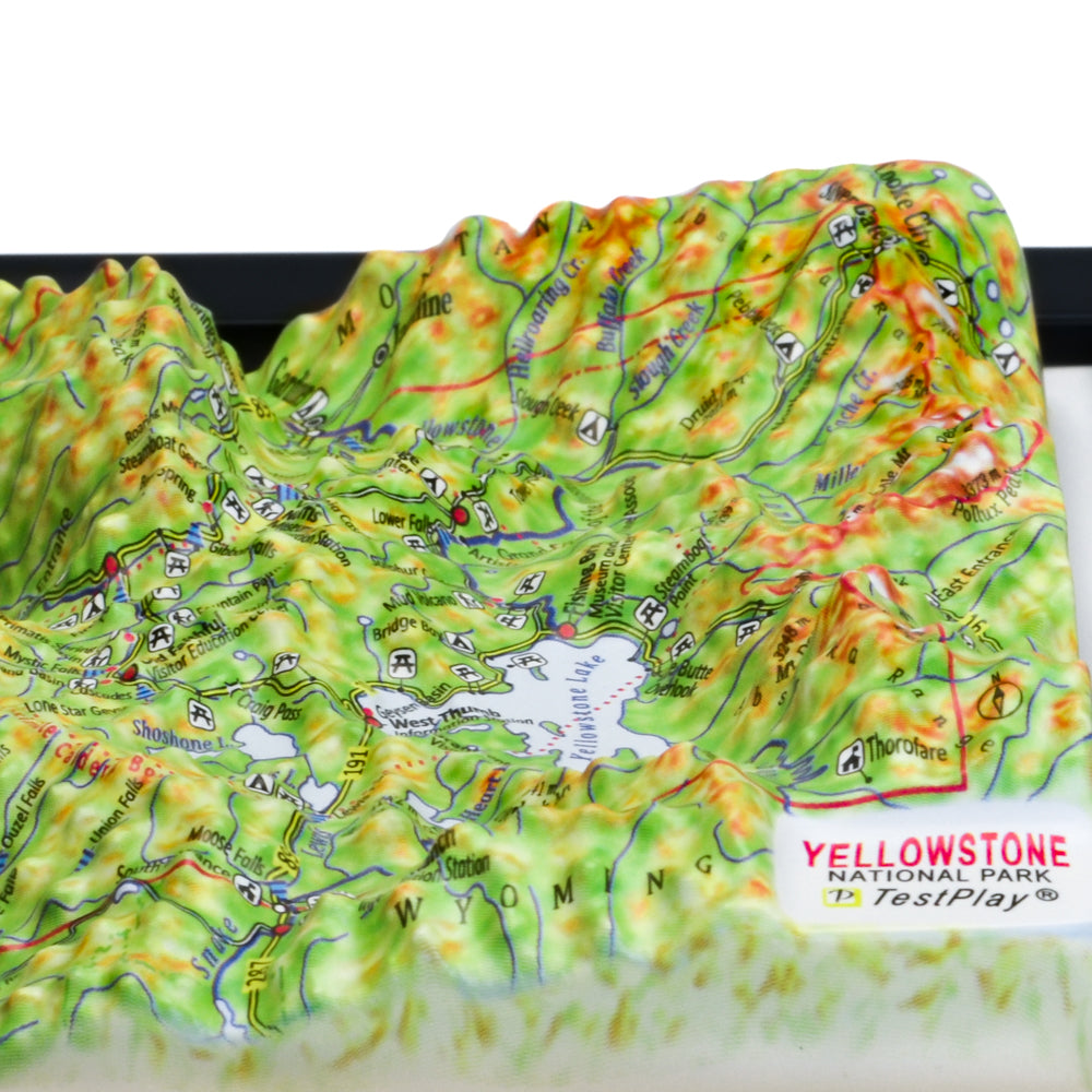 Yellowstone 3D National Park map