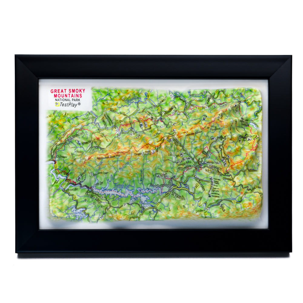 Great Smoky Mountains 3D National Park map