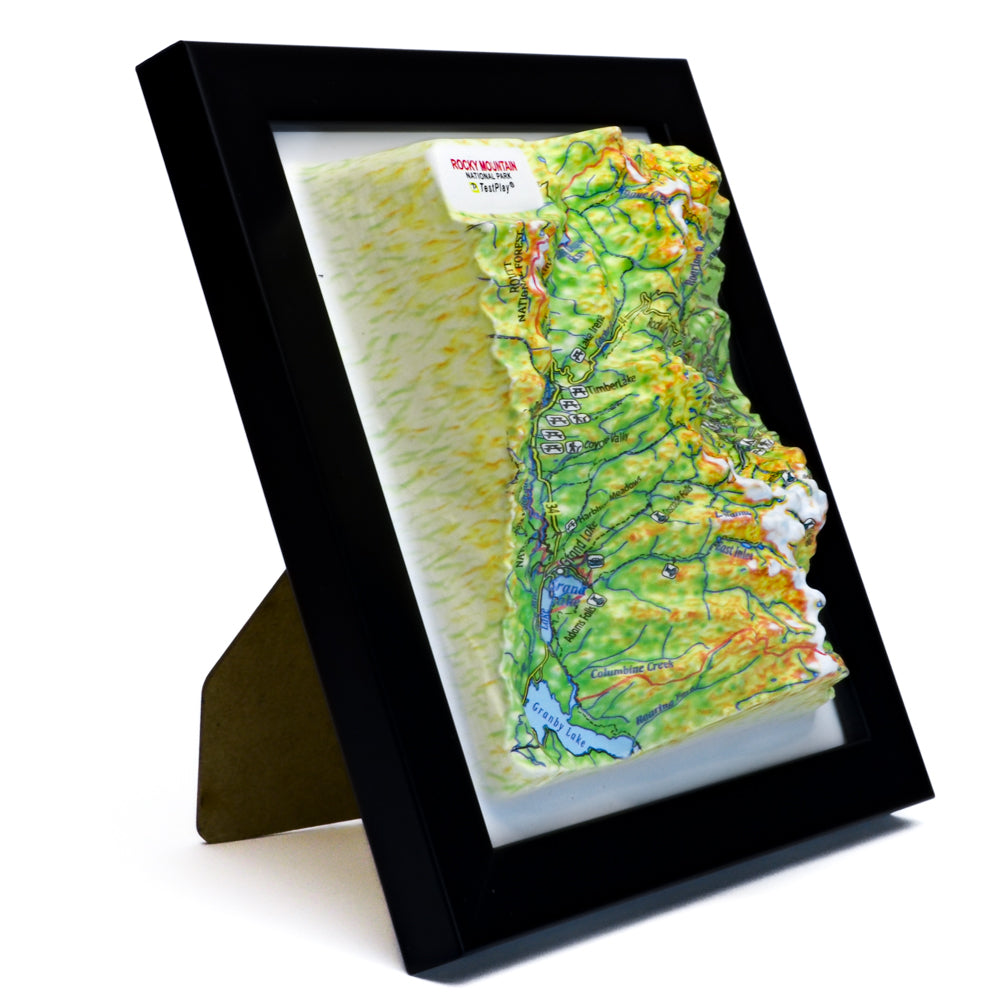 Rocky Mountain 3D National Park map