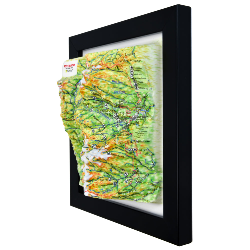 Rocky Mountain 3D National Park map
