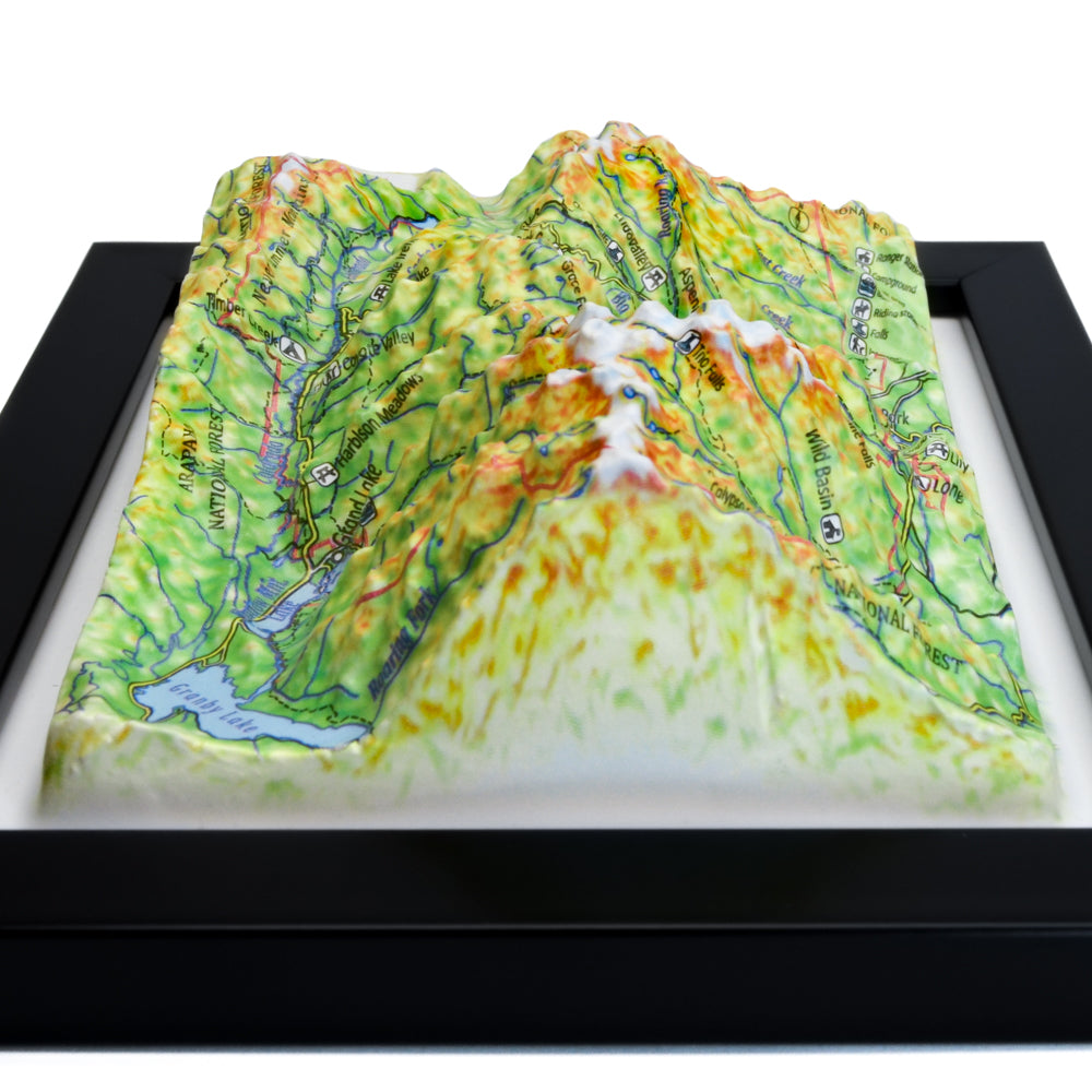 Rocky Mountain 3D National Park map