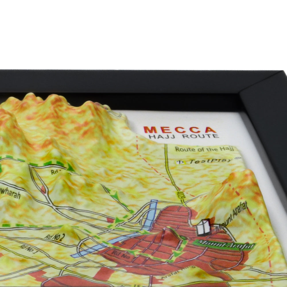 Mecca Hajj Route 3D map city
