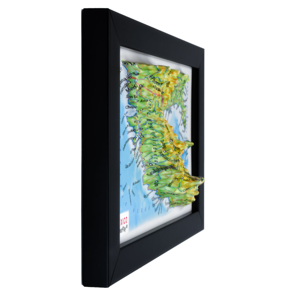 Mexico 3D souvenir map