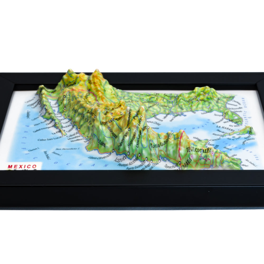 Mexico 3D souvenir map
