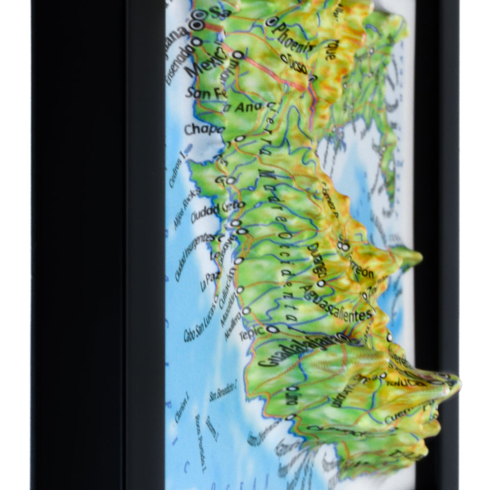 Mexico 3D souvenir map