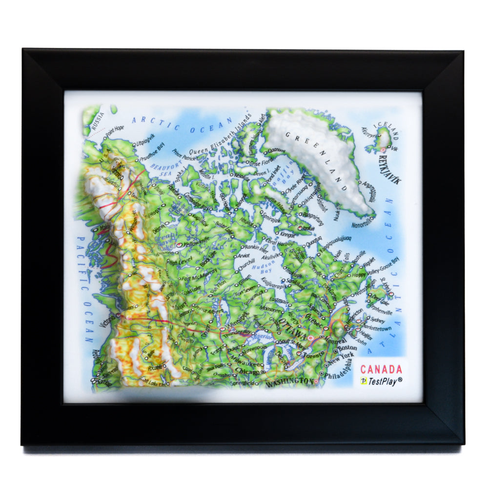 Canada 3D souvenir map