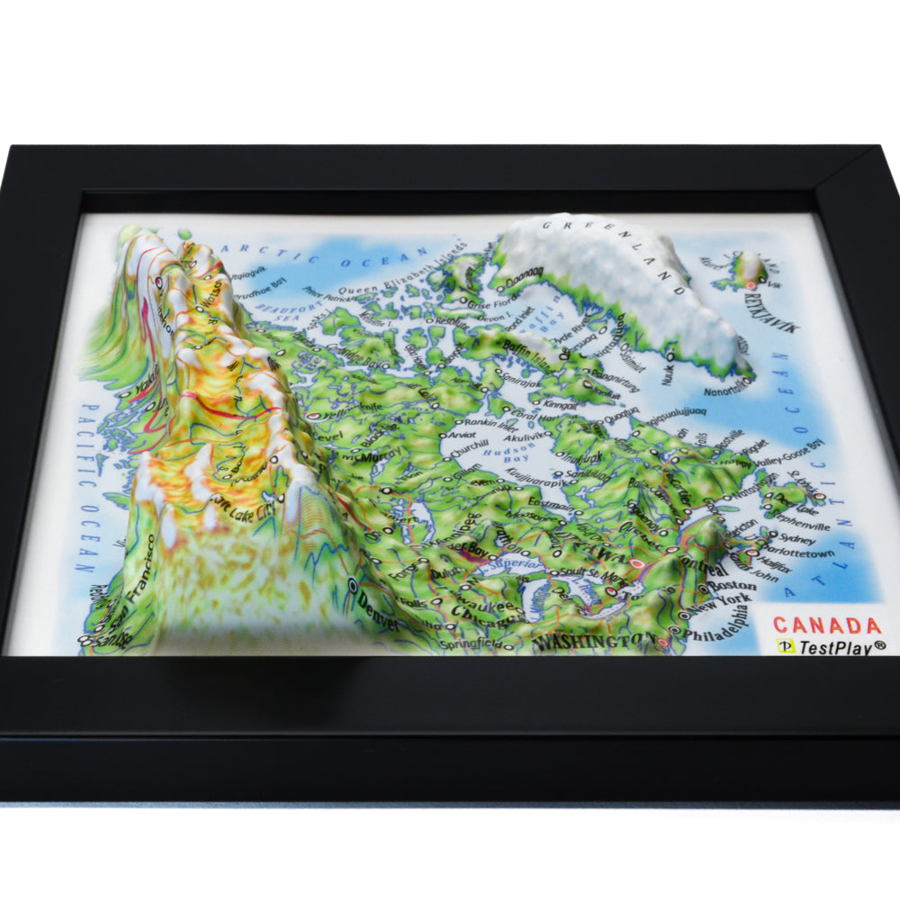 Canada 3D souvenir map