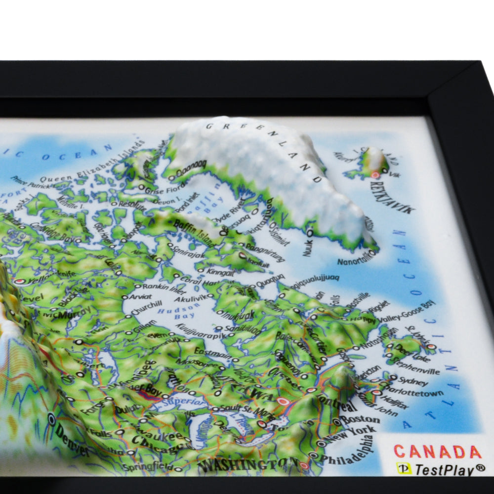 Canada 3D souvenir map