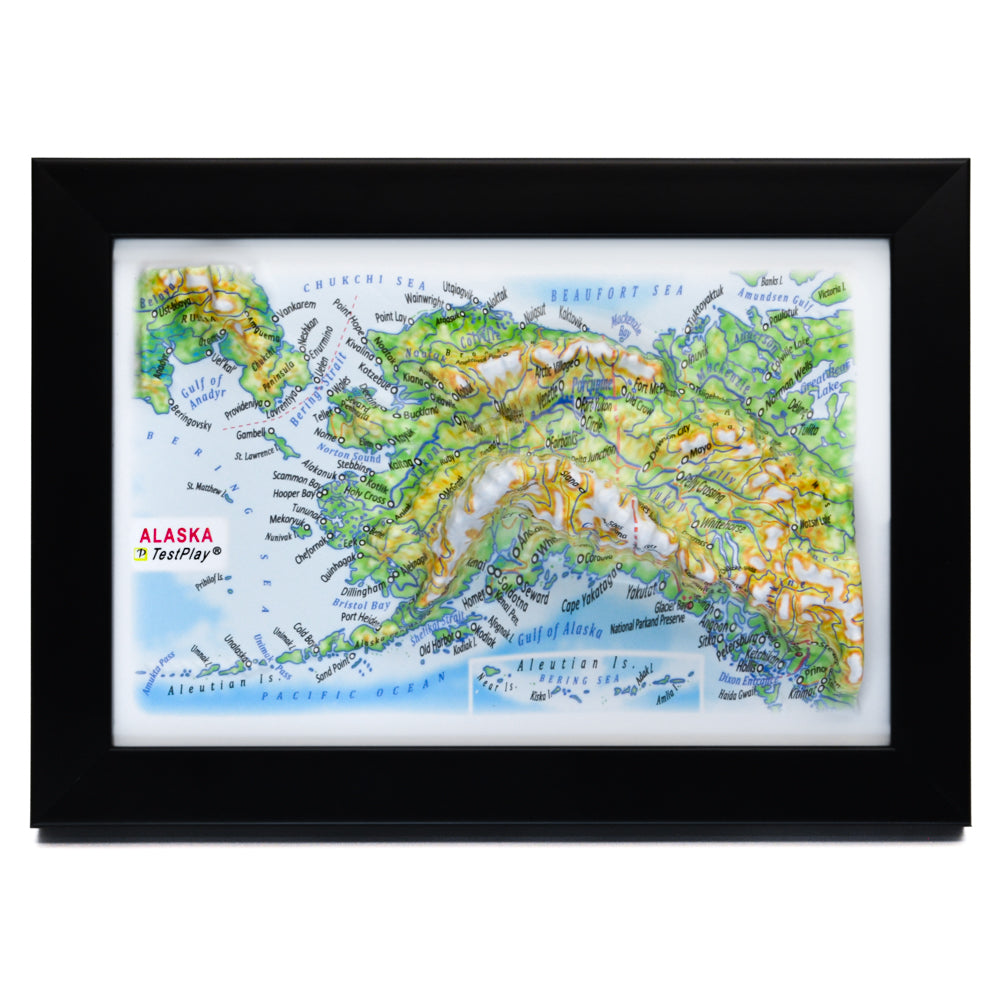 Alaska 3D souvenir map