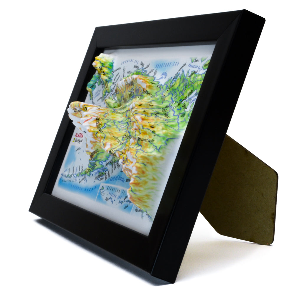 Alaska 3D souvenir map