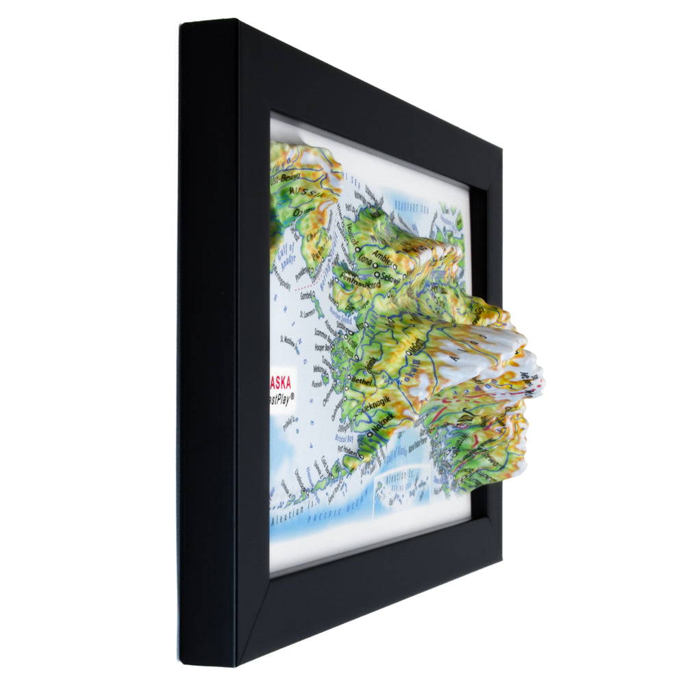 Alaska 3D souvenir map